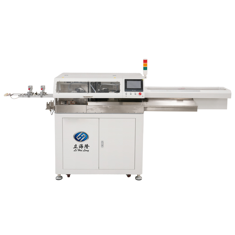 LL-530全數字智能雙頭剝皮扭線沾錫機